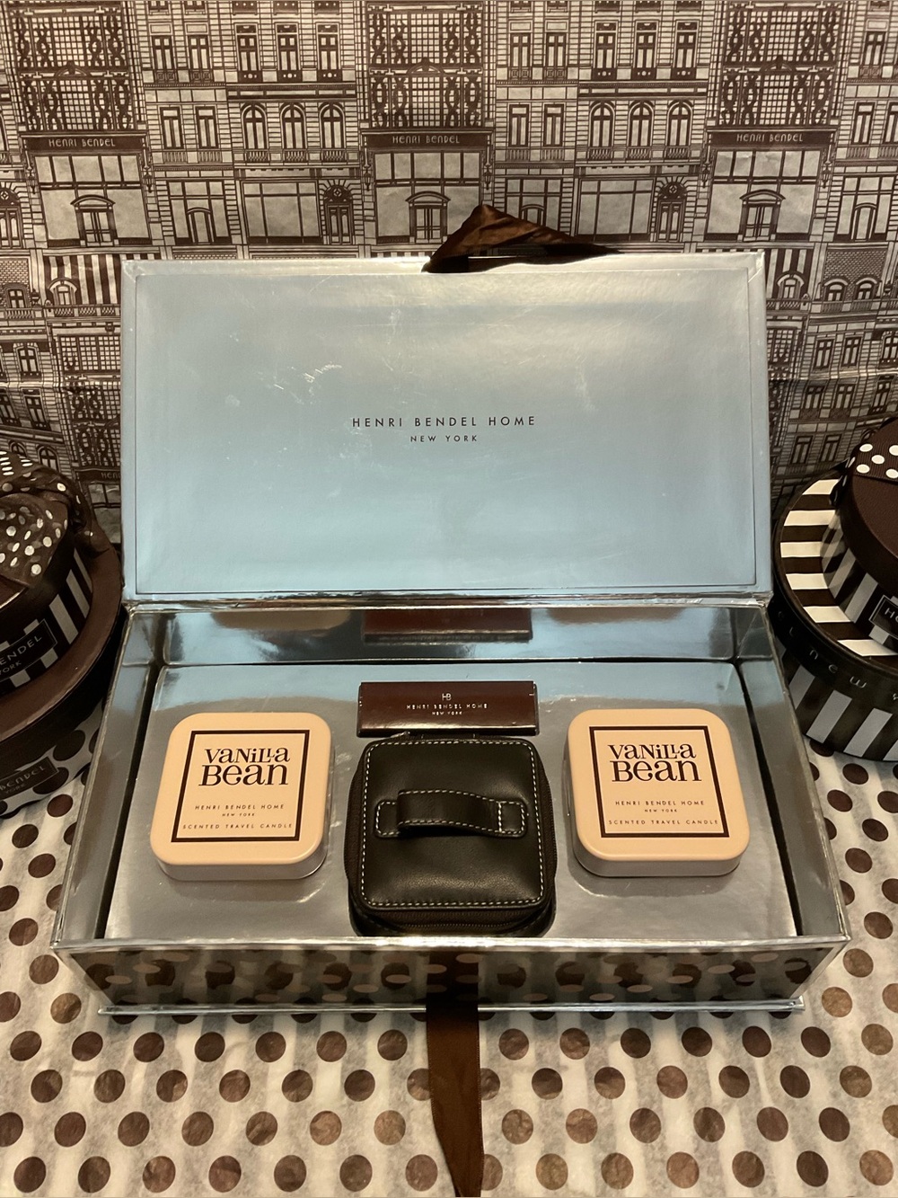 Henri Bendel Travel Candle Set with Collector’s Box - Vanilla Bean